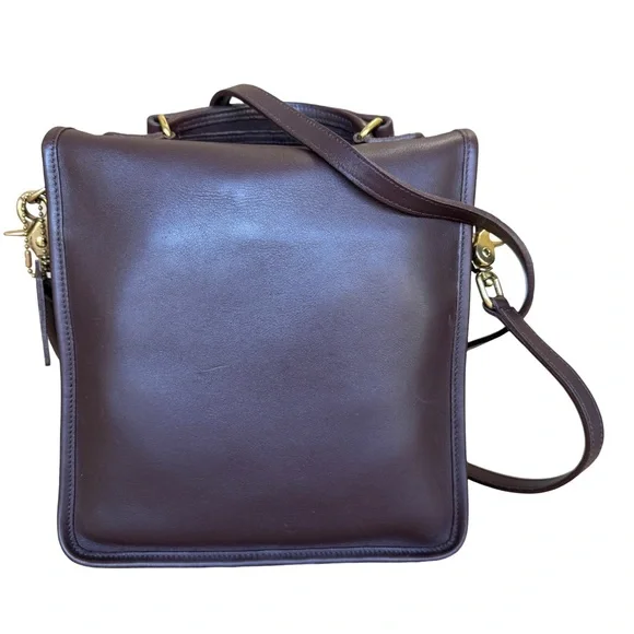 Coach Brown Leather Shoulder Bag - Picture 3 of 10